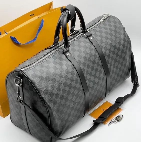 Сумка Louis Vuitton Keepall канва Damier Graphite