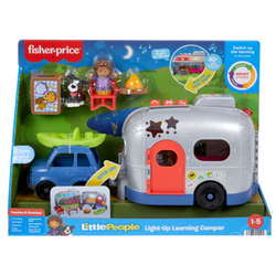 Fisher-Price Little People - Образовательный кемпер маленького исследователя + 2 фигурки + аксессуары HJN43