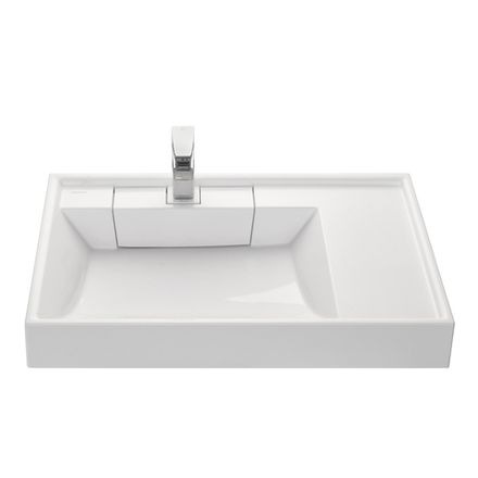 Раковина в ванную из литого мрамора AQUATON Рейн 80