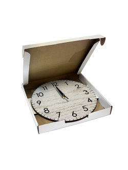 Часы настенные бесшумные деревянные интерьерные