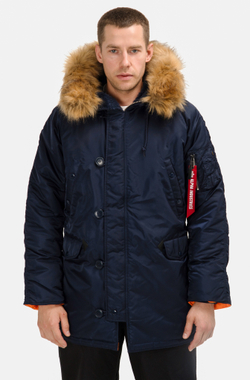 Парка N-3B Slim Fit (Replica Blue) Alpha Ind.