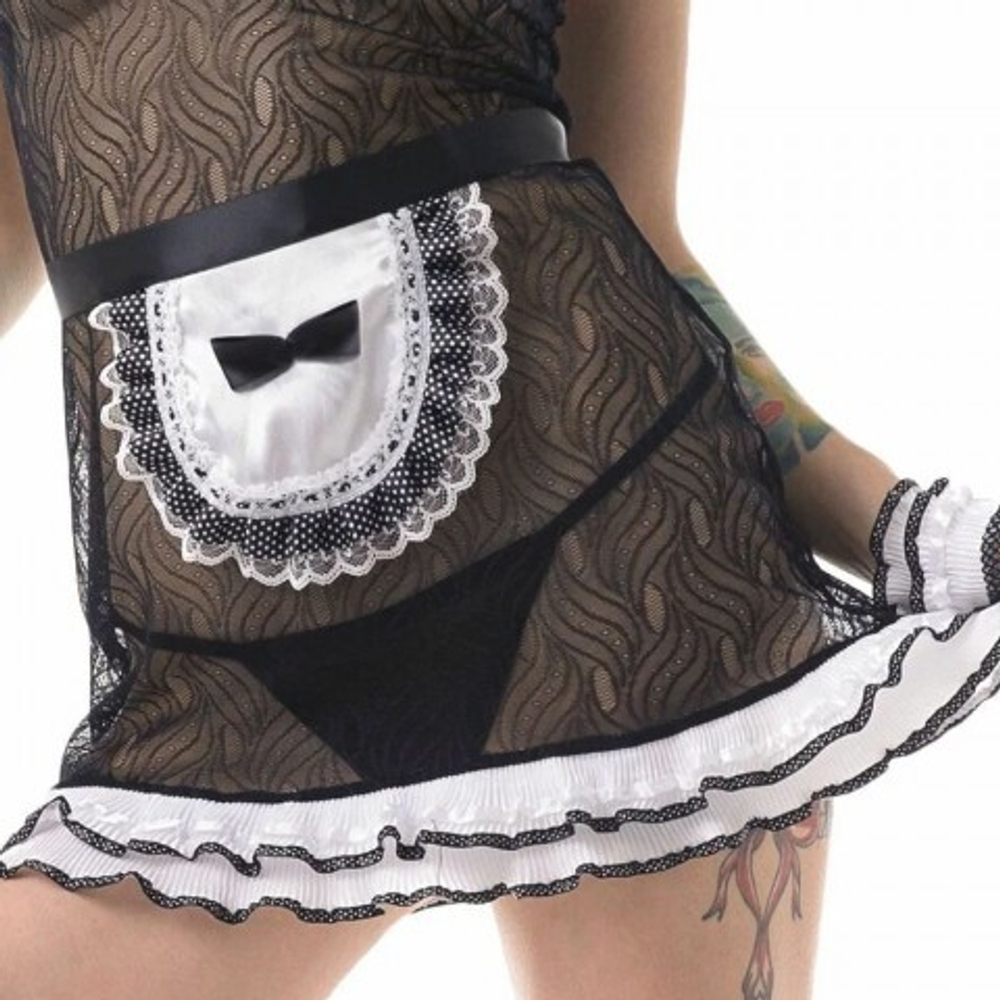 Эротический костюм сексуальной прислуги Le Frivole (M/L)