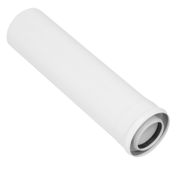 Удлинитель коаксиального дымохода раструбн. Royal Thermo 80/125, 500 мм для конденсационных котлов