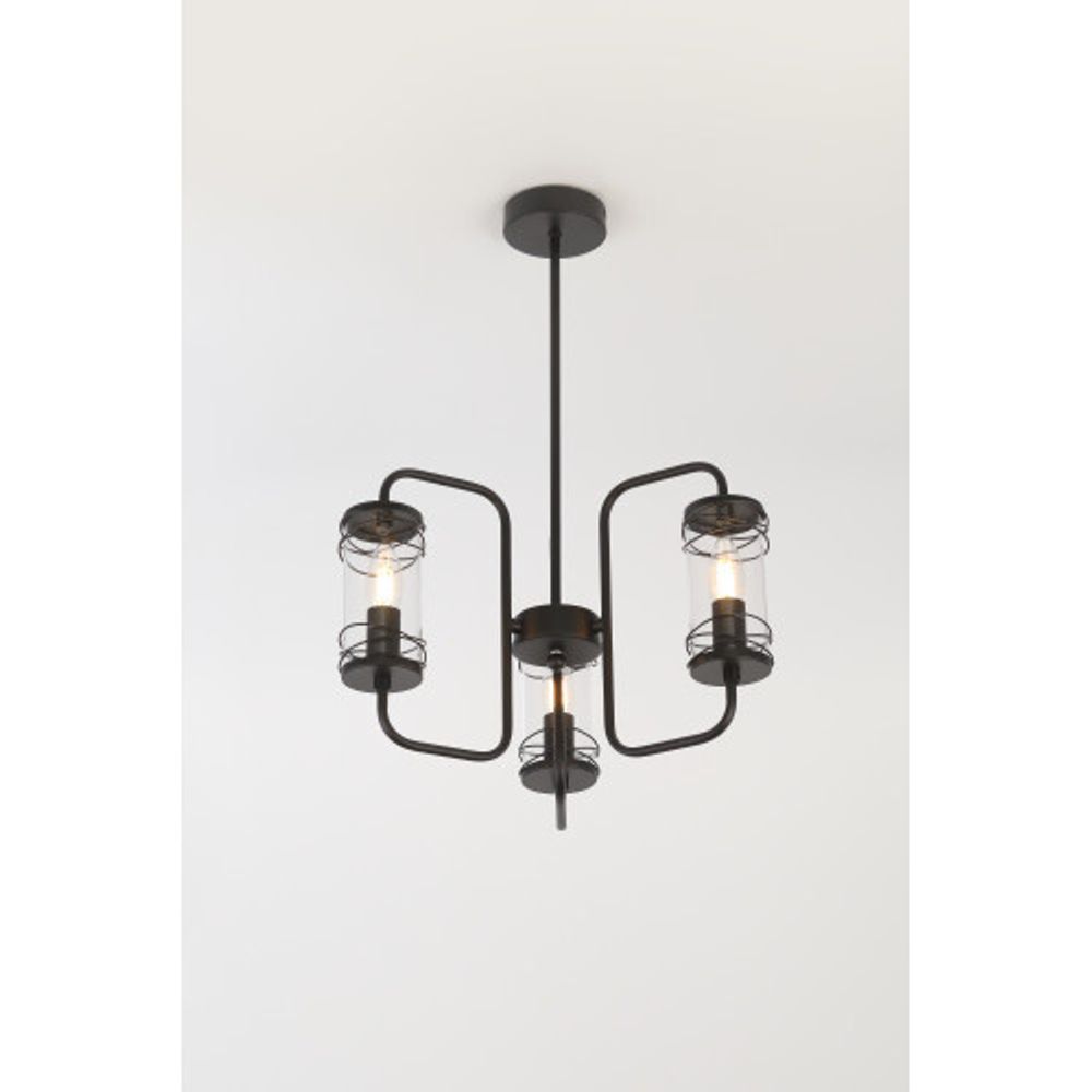 Люстра Rivoli Akanta 5061-303 3 х E14 40 Вт лофт - кантри | Rivoli