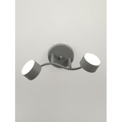 Светильник настенно-потолочный спот Rivoli   7077-702 2хGX53 15 Вт поворотный