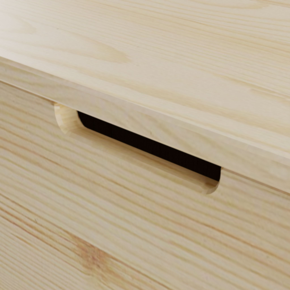 Дизайнерский деревянный комод Раст с ящиками, из массива сосны