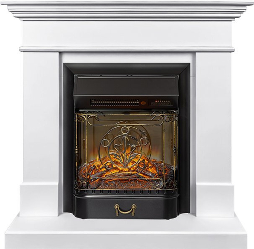 Каминокомплект California STD CRM (Разборный) - Санд сноу с очагом Majestic FX M Black RC