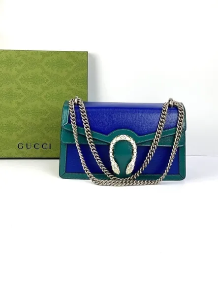 Сумка Gucci Dionysus Small бирюзовый/синий