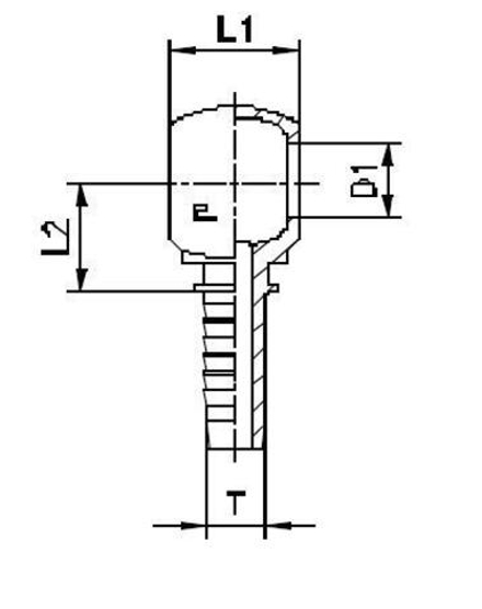 Фитинг DN 06 BANJO 16x1.5 CAST