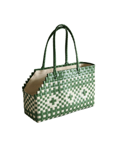 Сумка-переноска для питомца Zara Home, хлопок, зелёный, 1388/149