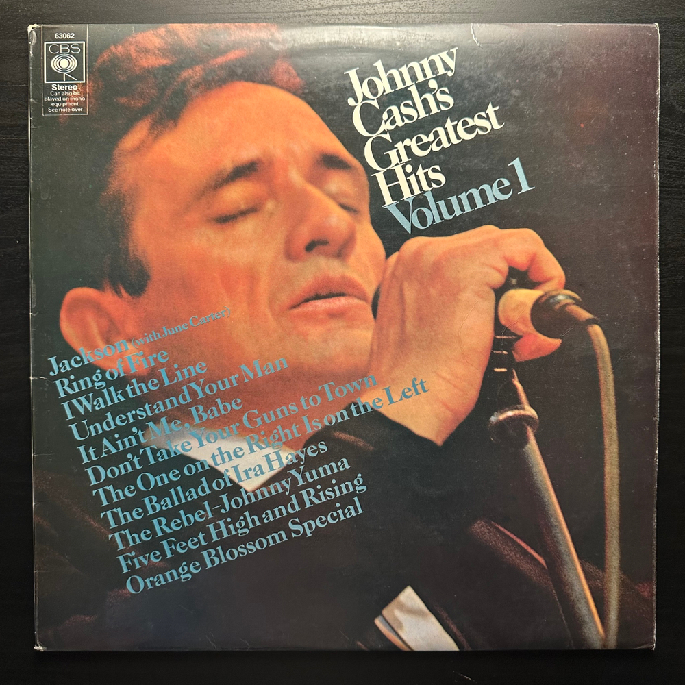 Johnny Cash - Greatest Hits Volume 1 (Англия 1967г.)