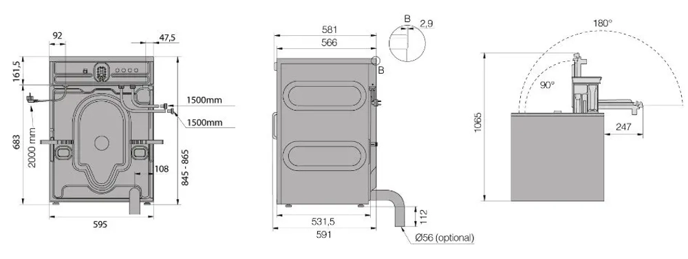 Профессиональная стиральная машина Asko WMC6767VI.S фото 19