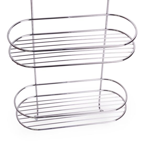 Полка 3-ярусная хромированная (овальная) с креплением липучка "SMART STICKER" Besser 0185