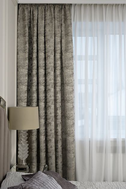 Ткань Портьера 260x275 Garda Decor Mirage бронза