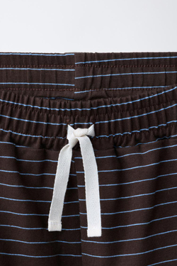 ZARA ШОРТЫ ИЗ ПЛОТНОГО ДЖЕРСИ, КОРИЧНЕВЫЙ