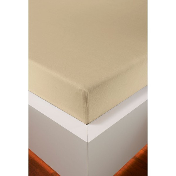 Простыня 180/200х200 Bellana DeLuxe J57BL 393 natur бежевый