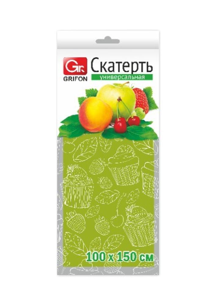 СКАТЕРТЬ ПОЛИЭТИЛЕНОВАЯ GRIFON BIO 100Х150СМ 600-101