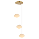 Citilux ATMAN SMART CL226A033 LED RGB Умная каскадная люстра Бронза