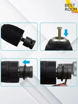 Адаптер для гайковерта + патрон быстрозажимной для дрели и шуруповерта