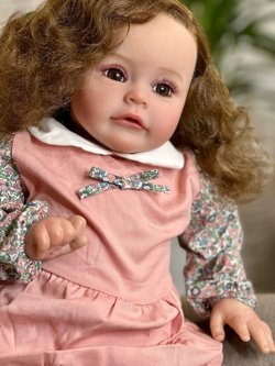 Кукла Реборн мягконабивная 60см в пакете (FA-157)
