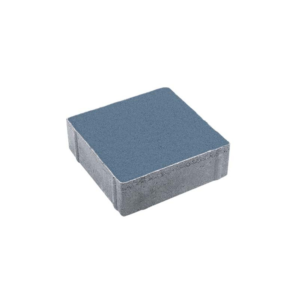 Тротуарная плитка КВАДРАТ 200х200 мм - Стандарт Синий