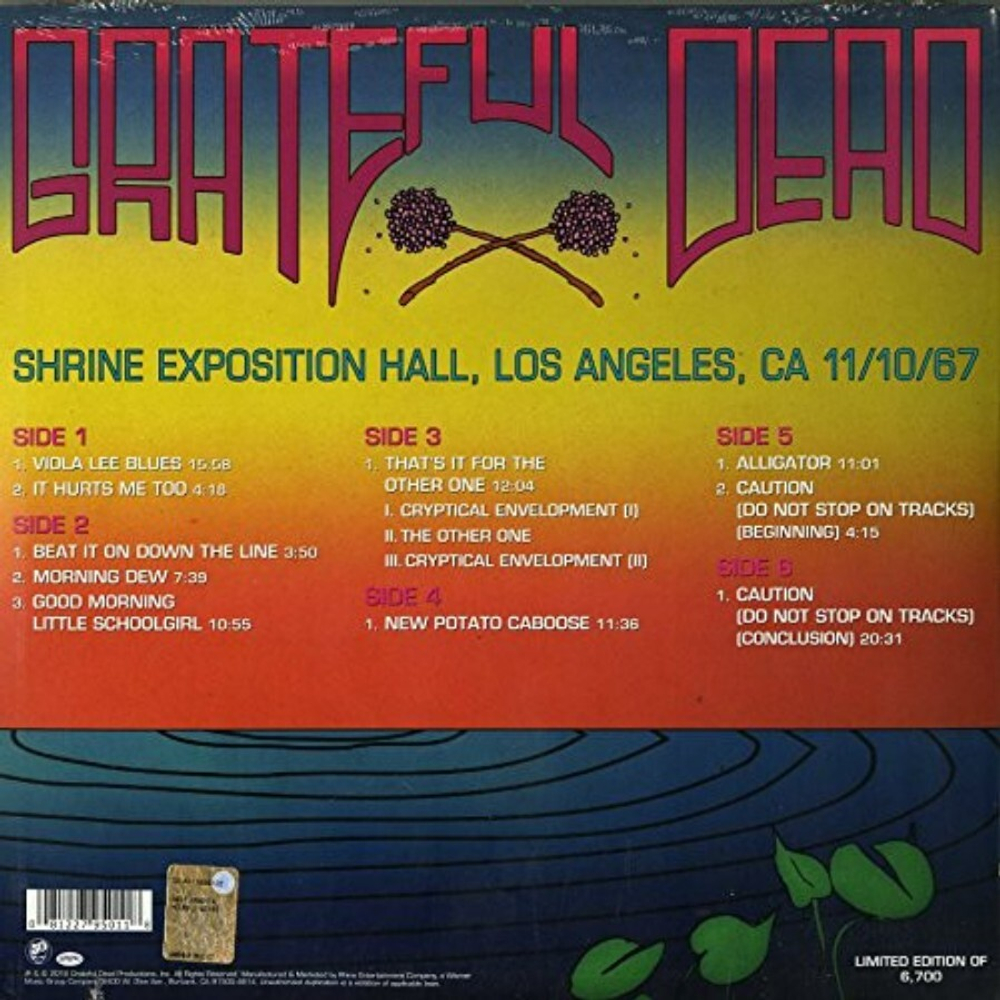 Grateful Dead / Shrine Exposition Hall, Los Angeles, CA 11/10/1967 (3LP)