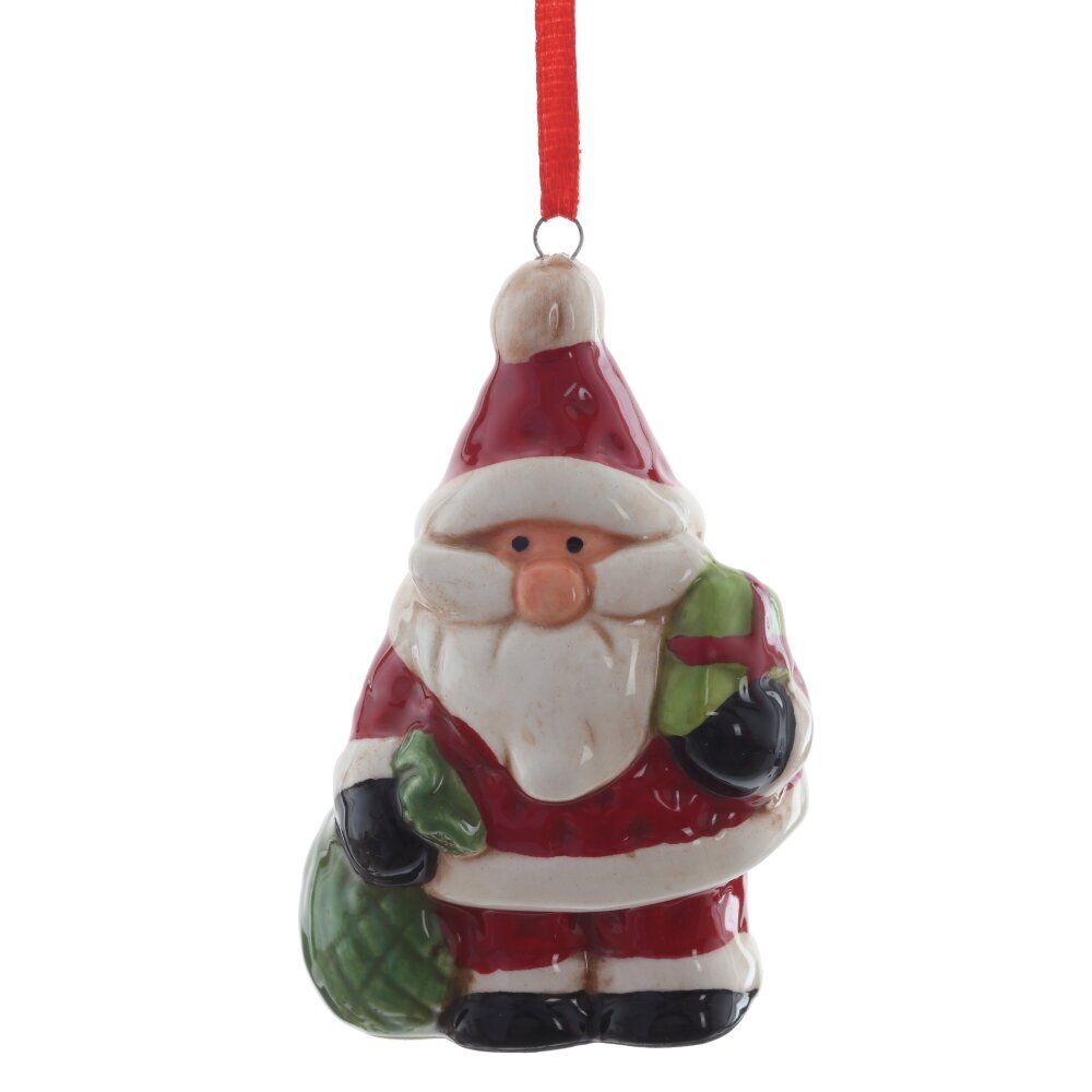 GAEM Украшение новогоднее "Снеговик/Дед Мороз", L5,5 W4 H8,5 см, 6в.