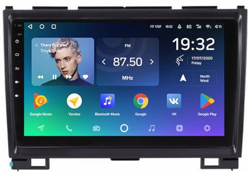 Магнитола для Great Wall Hover H3, H5 (круглые воздуховоды) - Teyes CC2 PLUS монитор 9" QLED, Android 10, Быстрая, SIM-слот