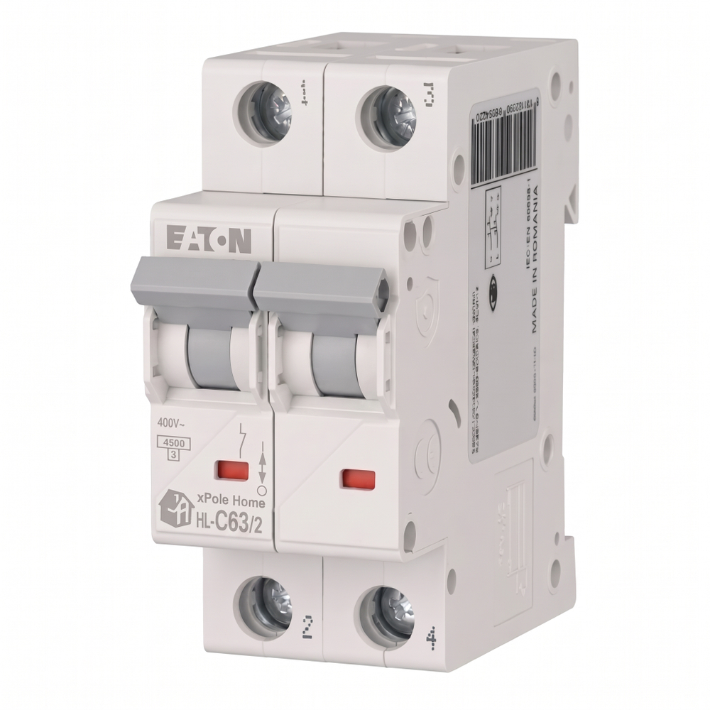 Авт. выкл. 2P С 63А 4,5кА HL-C63/2 Eaton