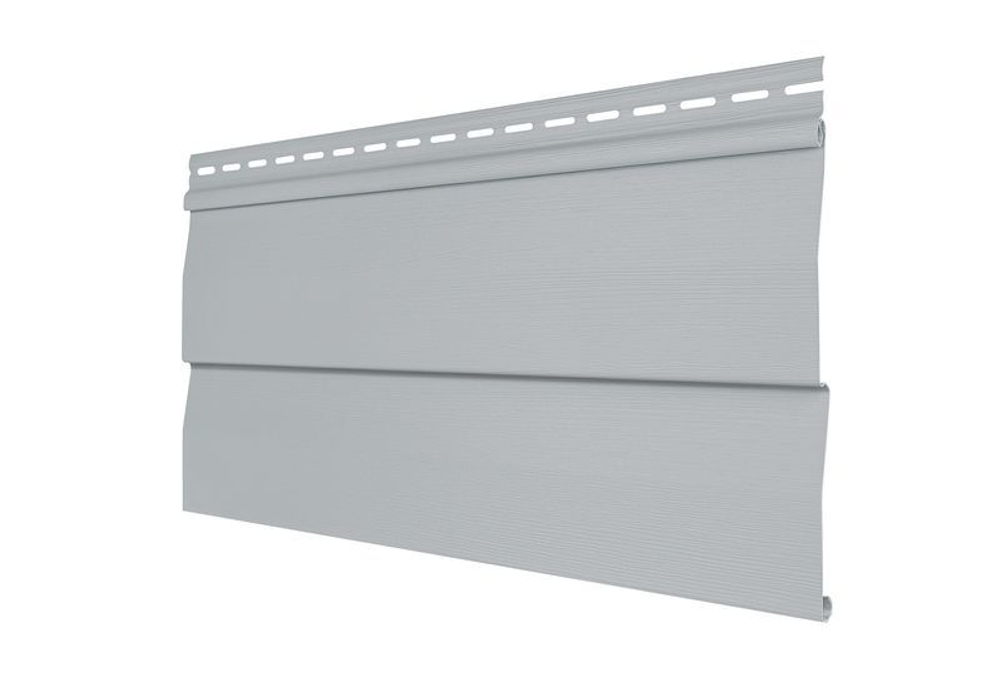 Сайдинг Tecos Premium Корабельный брус Серый 3660х230 мм