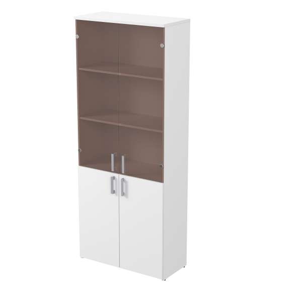 2Ш.005.3 Шкаф для документов высокий со стеклом (790*370*1960)