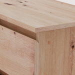 Комод для одежды Марм 70х35х67 см с 3-мя выдвижными ящиками со скосами в скандинавском стиле, артизан