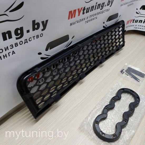 Решетка радиатора RS-TYPE MATT BLACK для Audi A4 B6