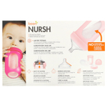 Boon, Nursh, силиконовый флакон, для 3 месяцев, средний, 3 флакона по 236 мл (8 унций)