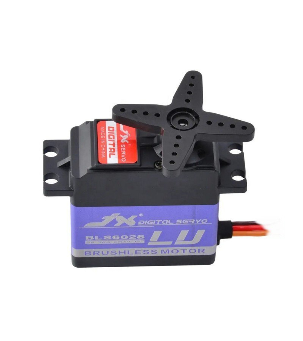 Сервомашинка цифровая JX Servo BLS6028 (60г/28.3/0.12/6.6V) бесколлекторная, Ecoboost
