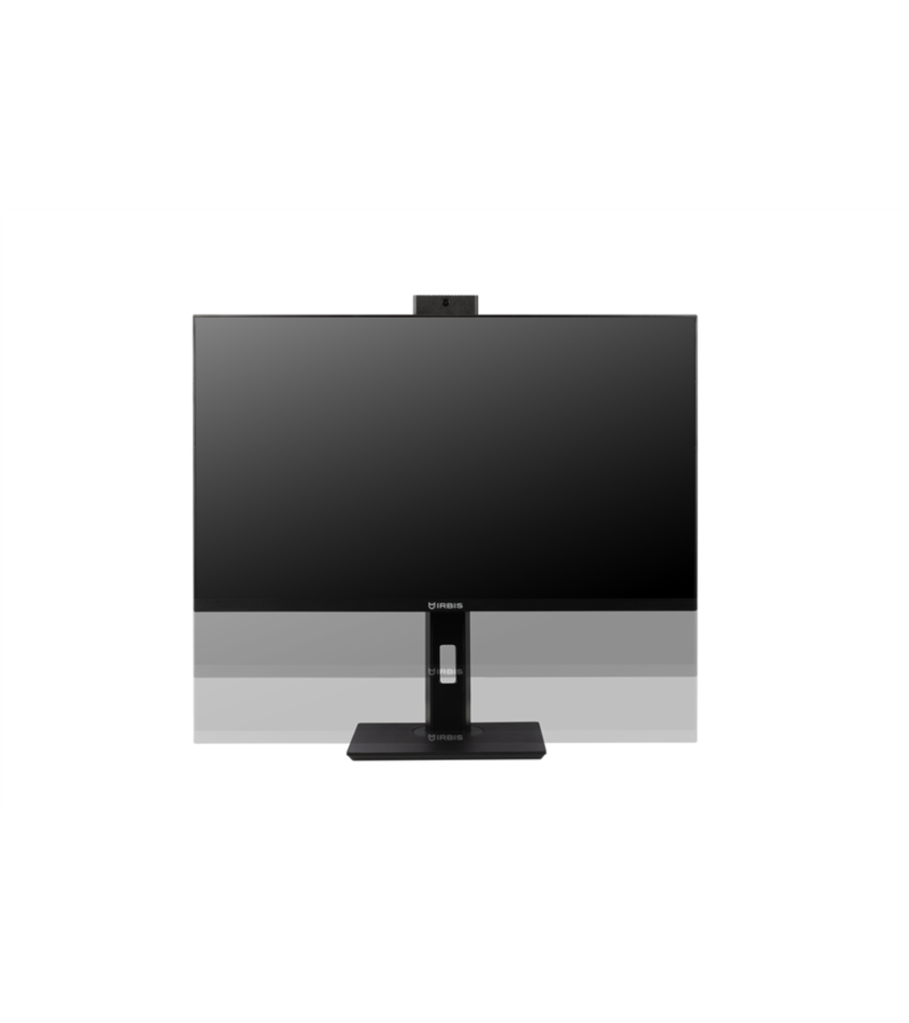 IRBIS SMARTVIEW 24 23.8'' LED Monitor 1920x1080 16:9 IPS 250 cd/m2 1000:1 3ms 178°/178° VGA HDMI DP USB Audio out 75Hz Tilt Height Swivel Pivot Camera 5mp Speak внутр. бп Black 3y (China)