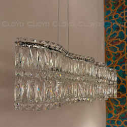 Люстра Cloyd ANTREA-B C1 / шир. 100 см - хром (арт.11629)