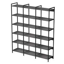 10СВТ.6.600 Стеллаж высокий тройной 6 полок (1760*400*2080)