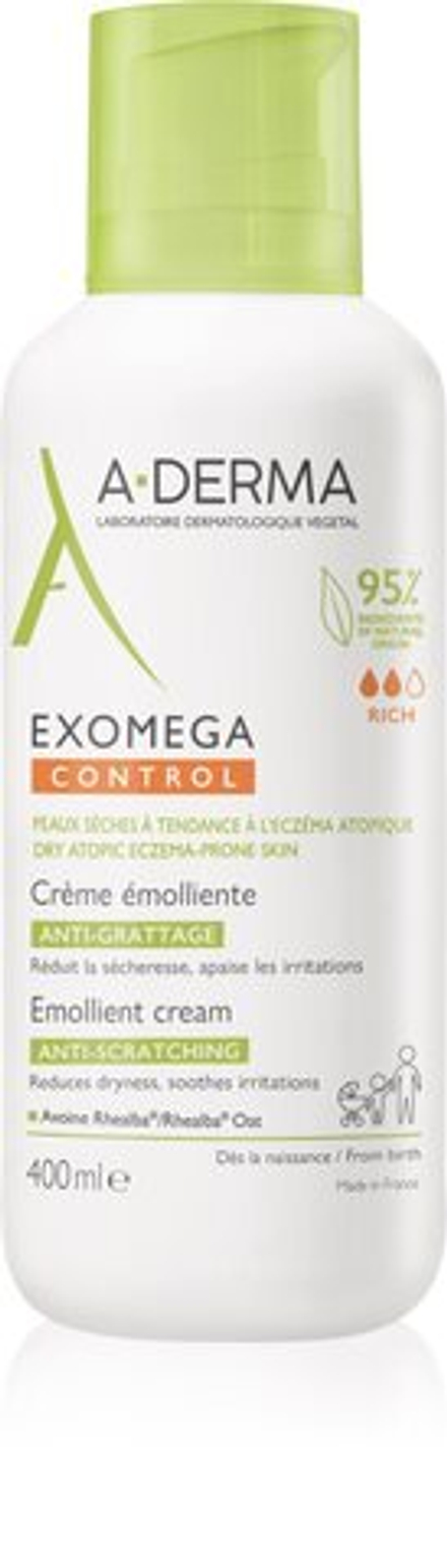 A-Derma Exomega Control - крем для тела для сухой и атопичной кожи /   400  ml  / GTIN 3282770149685