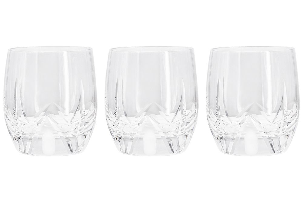 Набор из 6-ти хрустальных стаканов для виски Sivigli LR-097, 365 мл, прозрачный