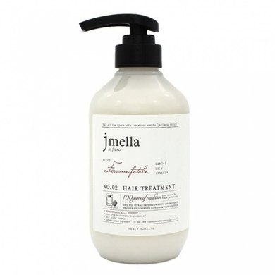 JMELLA Маска для волос "Личи, лилия, ваниль"-  IN FRANCE FEMME FATALE HAIR TREATMENT, 500 мл