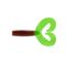 Твистер Helios Credo Double Tail 2,95"/7,5 см Rusty Gold & Lime 7шт. (HS-12-017)