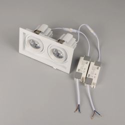 Светильник MS-VORTEX-BUILT-S210x117-2x20W Day4000 (WH-WH, 40 deg, 230V) (Arlight, IP20 Металл, 5 лет) 057768