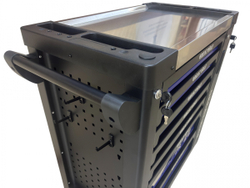 Инструментальная тележка GW-8ST BLUE Great Wolf (8 ящиков, центральный замок, колеса с блокировкой, усиленная)