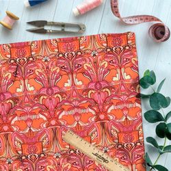 Ткань премиум таффета пламенное созвездие