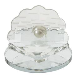 GAEM Фигурка декоративная "Жемчужина в раковине", L6 W6 H4,5 см