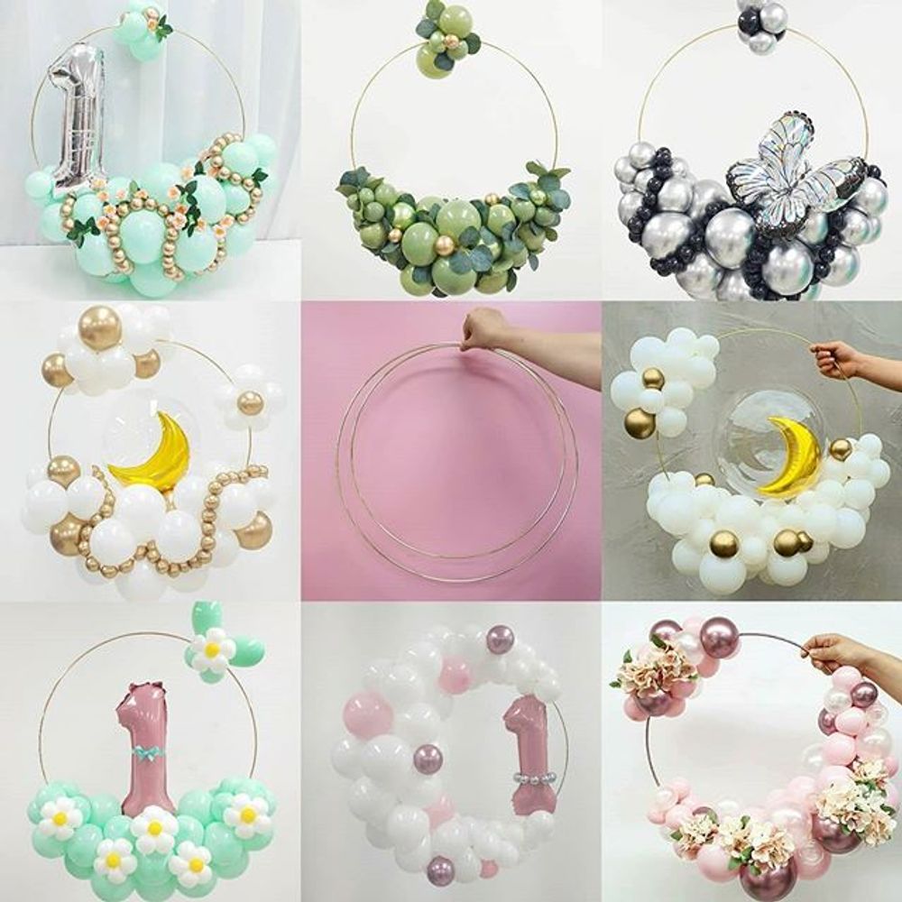 Шар (18''/46 см) Сфера 3D, Deco Bubble, Wide Tail, Прозрачный, Кристалл, 1 шт.