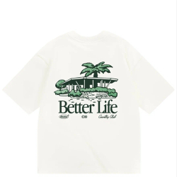 Футболка Haided PALM RLXD HW TEE ecru
