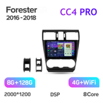 Teyes CC4 Pro 9" для Subaru Forester XV, Impreza 2016-2018