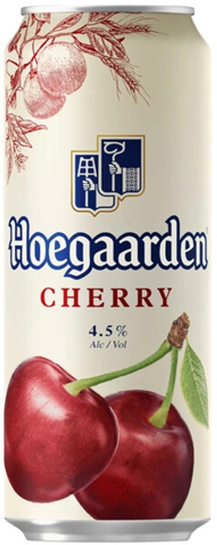 Пиво Хугарден Вишня / Hoegaarden Cherry 0.45 - банка